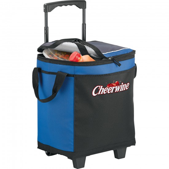 Custom Logo California Innovations Collapsible 32-Can Rolling Cooler