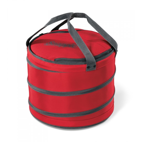 Custom Logo Collapsible Party Cooler (Red)