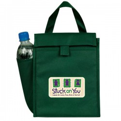 Custom Logo eGREEN Lunch Bag w/Bottle Pocket