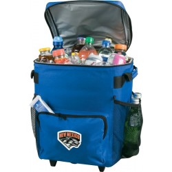 Custom Logo 48 Can Rolling Cooler Custom Logo 48 Can Rolling Cooler
