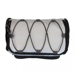 Custom Logo Bungee 6 Pack Cooler (Silver-Black)