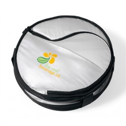 Custom Logo Collapsible Party Cooler (Silver)