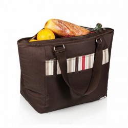 Custom Logo Topanga - Moka Canvas Cooler Tote