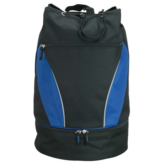 Custom Logo Drawstring Backpack w/ Cooler Bottom