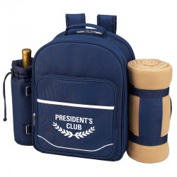 Custom Logo Bold Picnic Backpack Cooler for Two with Blanket Custom Logo Bold Picnic Backpack Cooler for Two with Blanket