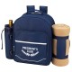 Custom Logo Bold Picnic Backpack Cooler for Two with Blanket