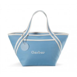 Custom Logo Piccolo Cooler Tote Bag (Sky Blue)