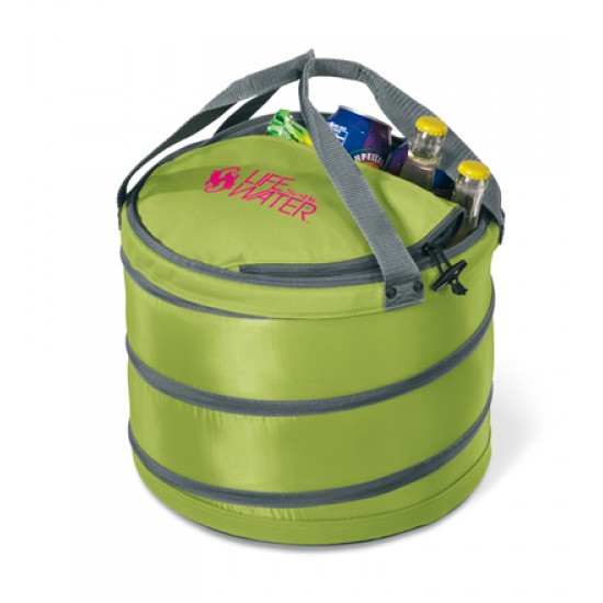 Custom Logo Collapsible Party Cooler (Apple Green)