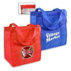 Custom Logo Recyclable Insulated Non-Woven Grocery Tote Bag