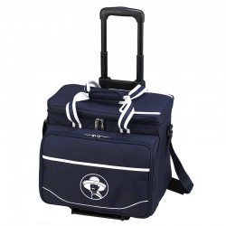 Custom Logo Bold Picnic Cooler for Four with Removable Wheeled Cart Custom Logo Bold Picnic Cooler for Four with Removable Wheeled Cart
