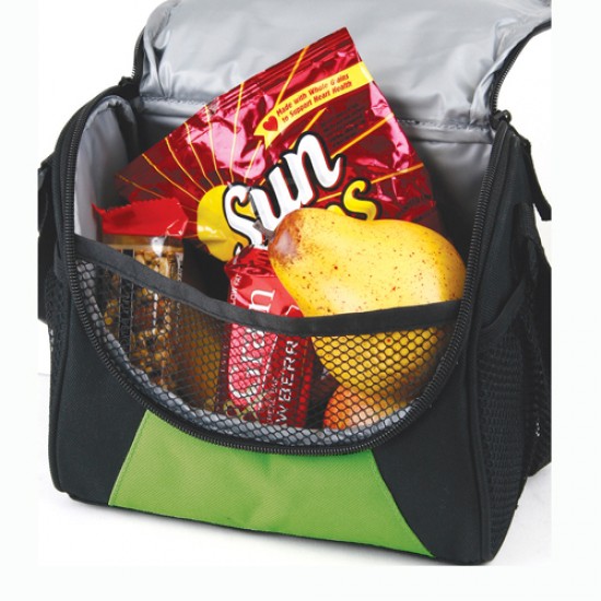 Custom Logo Double Zippered Personal Messenger Lunch Cooler Bag