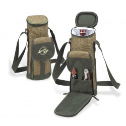 Custom Logo Eco Single Bottle Wine Tote Cooler Custom Logo Eco Single Bottle Wine Tote Cooler