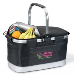 Custom Logo All Purpose Basket Cooler-Black Custom Logo All Purpose Basket Cooler-Black