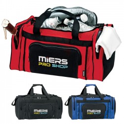 Custom Logo RCC 2 Tone Duffel Koozie Kooler Custom Logo RCC 2 Tone Duffel Koozie Kooler